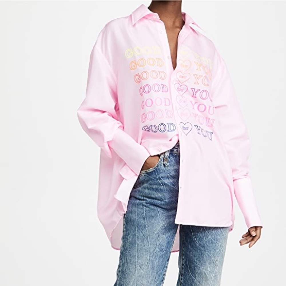 Ireneisgood Goodfy Shirt, Size M, Fuxia